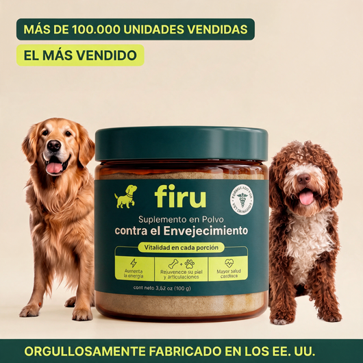 Firulabs® | Suplemento Antienvejecimiento para Perros