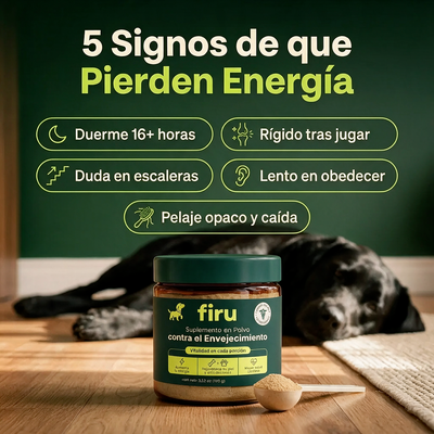 Firulabs® | Suplemento Antienvejecimiento para Perros
